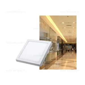 Spot LED 24W Patrat Aplicat CCT SELENA