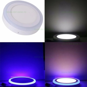 Spot LED 24W Rotund Alb Rece Contur Color Aplicat - Img 4