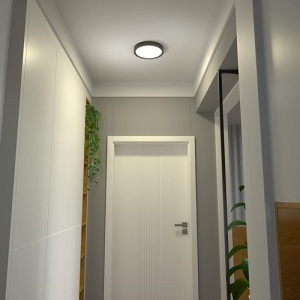 Spot LED 24W Rotund Negru Aplicat LZ30355 - Img 3