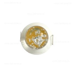 Spot LED 3W Mini Glob Sticla Rotund Alb - Img 4