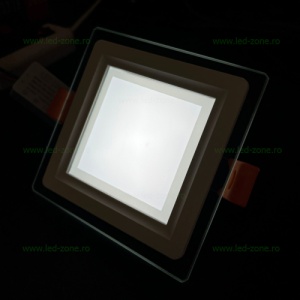 Spot LED 5W Patrat Mat Sticla - Img 4
