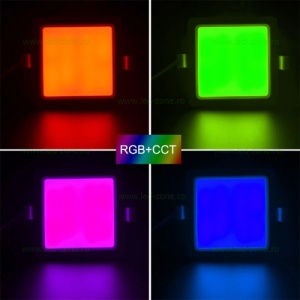 Spot LED 9W Slim Patrat Alb SMART RGB CCT  - Img 7