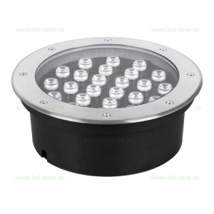 Spot LED Exterior Incastrabil 24x1W Rotund 24V - Img 2