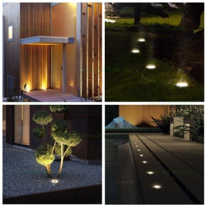 Spot LED Exterior Incastrabil 36x1W Rotund 12V-24V - Img 4