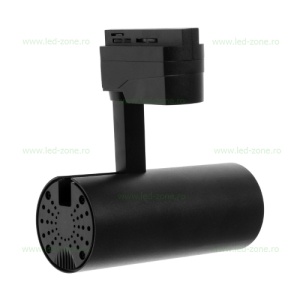 Spot LED Magazin Sina 10W COB Negru Cilindric - Img 6