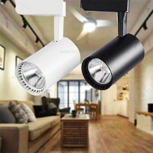 Spot LED Magazin Sina 20W COB Negru Cilindric - Img 2