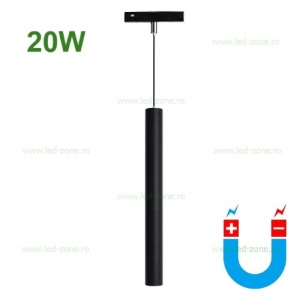 Spot LED Magnetic 20W Pendul Negru Ultra Slim P3 - Img 4