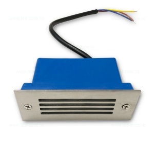 Spot LED Trepte 3x1W 220V Inox Grila LZ6006