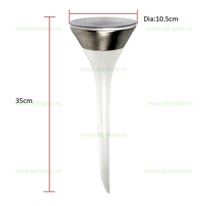 Stalp LED Gradina Solar 0.06W D105mm RGBW  - Img 4