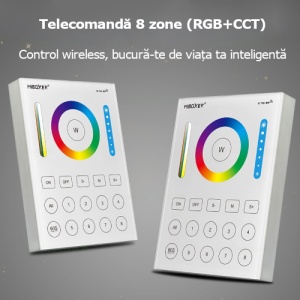 Telecomanda RGBW 8 Zone MiLight RF Pentru Perete - Img 6