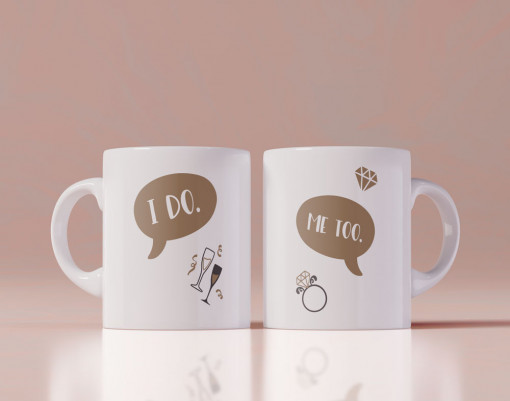 Set 2 cani personalizate I do Me too