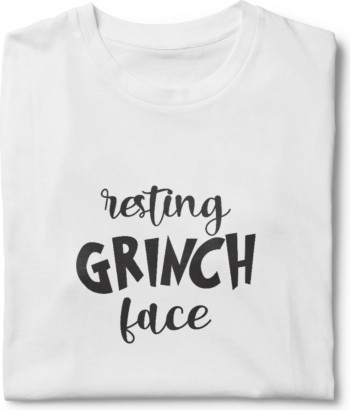 Tricou unisex personalizat Resting Grinch face