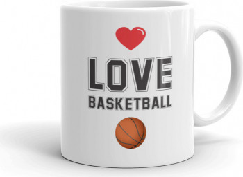 Cana personalizata Love Basketball