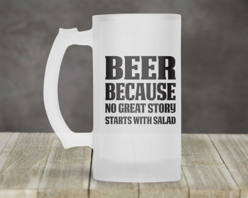 Halba bere Beer because no great story starts with salad