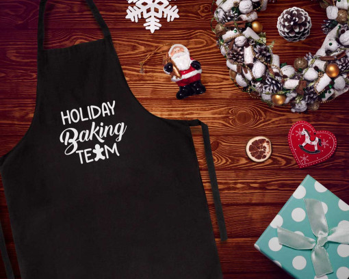 Sort de bucatarie personalizat Holiday baking team