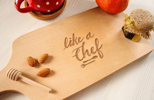 Tocator lemn clasic personalizat Like a Chef