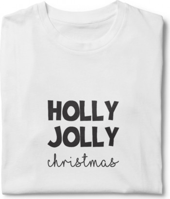 Tricou unisex personalizat Holly Jolly