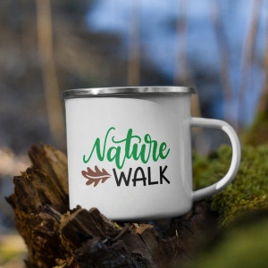Cana metalica emailata personalizata Nature Walk - Img 4