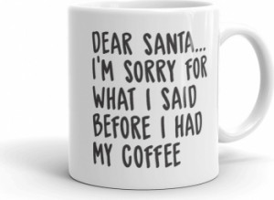 Cana personalizata Dear Santa
