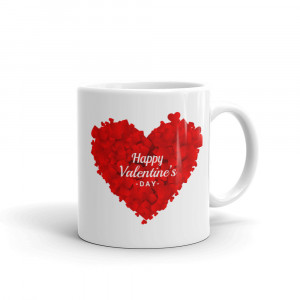 Cana personalizata Happy Valentine s Day inimi - Img 4