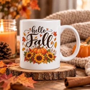 Cana personalizata Hello Fall - Img 2