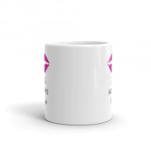 Cana personalizata Mrs. Always right - Img 3