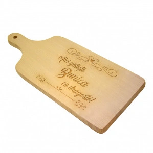 Tocator lemn clasic personalizat Aici gateste bunica cu dragoste - Img 3