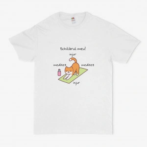 Tricou unisex personalizat Echilibrul meu