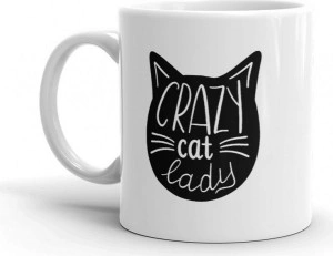 Cana personalizata Crazy cat lady - Img 2
