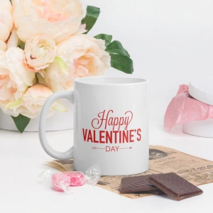 Cana personalizata Happy Valentine s Day