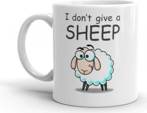Cana personalizata I don t give a sheep - Img 3