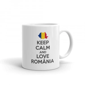 Cană personalizată Keep calm and love Romania - Img 2