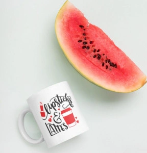 Cana personalizata Lipsticks and Lattes - Img 4