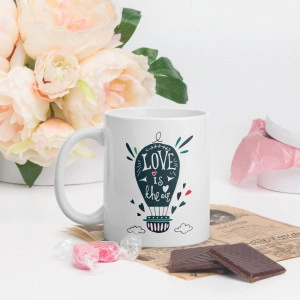 Cana personalizata Love is in the air
