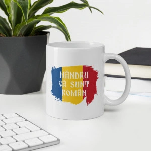 Cană personalizată Mandru ca sunt roman 2 - Img 3