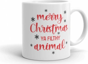Cana personalizata Merry Christmas ya filthy animal