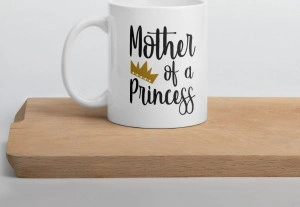 Cana personalizata Mother of a Princess - Img 3