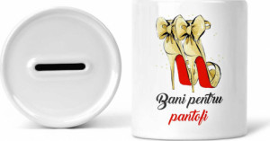 Pusculita personalizata Bani pentru pantofi