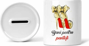 Pusculita personalizata Bani pentru pantofi
