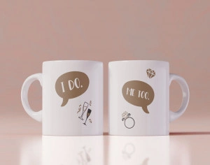 Set 2 cani personalizate I do Me too