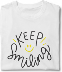 Tricou unisex personalizat Keep Smiling