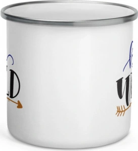 Cana metalica emailata personalizata Be wild - Img 2