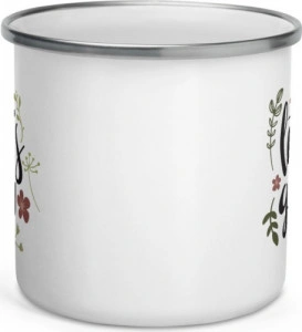 Cana metalica emailata personalizata Let s go - Img 2