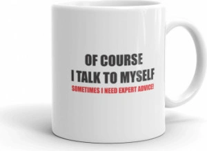 Cana personalizata I talk to myself