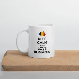 Cană personalizată Keep calm and love Romania - Img 3