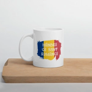 Cană personalizată Mandra ca sunt romanca 2