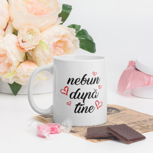 Cana personalizata Nebun dupa tine - Img 1
