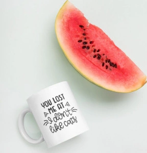Cana personalizata You lost me at I don t like cats - Img 4
