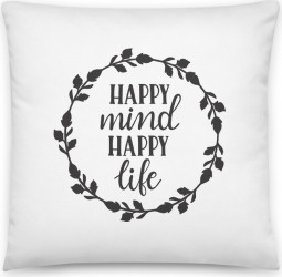 Perna personalizata Happy mind happy life