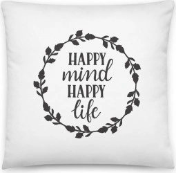 Perna personalizata Happy mind happy life